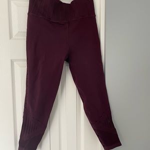 XL red athleta cutout leggings